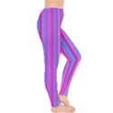 Blue And Pink Stripes Leggings  View4