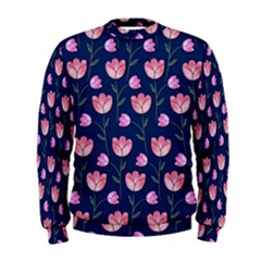 Watercolour Flower Pattern Men s Sweatshirt by Nexatart