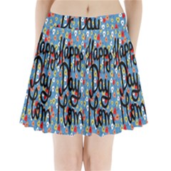 Happy Mothers Day Celebration Pleated Mini Skirt by Nexatart