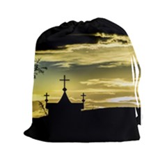 Graves At Side Of Road In Santa Cruz, Argentina Drawstring Pouches (xxl) by dflcprints