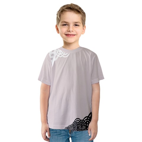 Circles Background Kids  Sport Mesh Tee by Nexatart