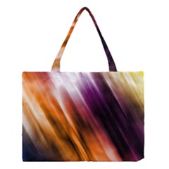 Colourful Grunge Stripe Background Medium Tote Bag