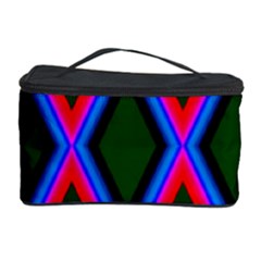 Quadrate Repetition Abstract Pattern Cosmetic Storage Case by Nexatart