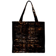 Wood Texture Dark Background Pattern Zipper Grocery Tote Bag by Nexatart