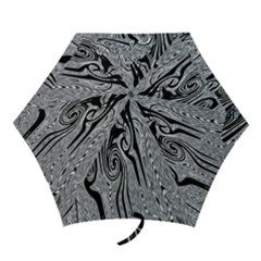 Abstract Swirling Pattern Background Wallpaper Mini Folding Umbrellas by Nexatart