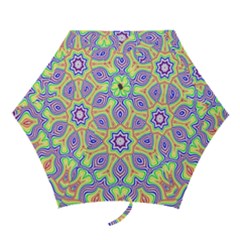 Rainbow Kaleidoscope Mini Folding Umbrellas by Nexatart