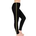 Yellow Space Stripes Leggings  View4