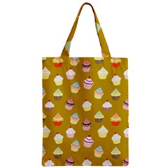 Cupcakes Pattern Zipper Classic Tote Bag by Valentinaart