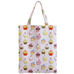 Cupcakes Pattern Zipper Classic Tote Bag by Valentinaart