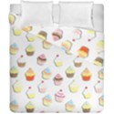 Cupcakes pattern Duvet Cover Double Side (California King Size) View1