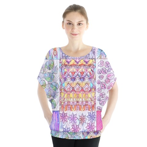 Soft Abstract Design  Blouse by GabriellaDavid