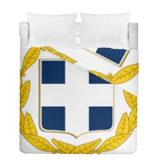 Greece National Emblem  Duvet Cover Double Side (full/ Double Size) by abbeyz71