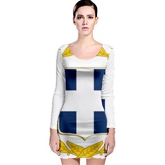 Greece National Emblem  Long Sleeve Bodycon Dress by abbeyz71