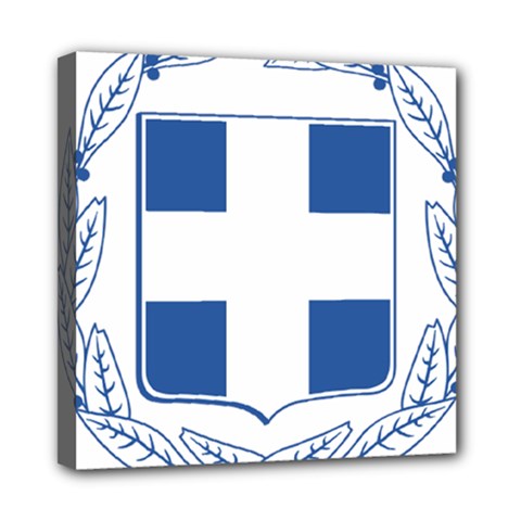 Greece National Emblem  Mini Canvas 8  X 8  by abbeyz71