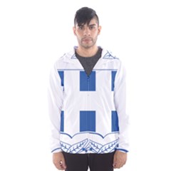 Greece National Emblem  Hooded Wind Breaker (men) by abbeyz71