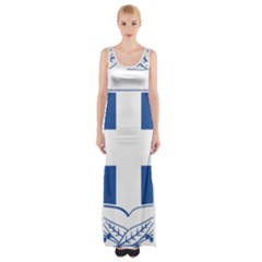 Greece National Emblem  Maxi Thigh Split Dress by abbeyz71