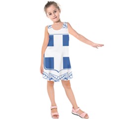 Greece National Emblem  Kids  Sleeveless Dress by abbeyz71