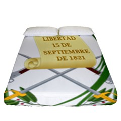 National Emblem Of Guatemala Fitted Sheet (queen Size) by abbeyz71