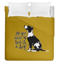 Dog Person Duvet Cover Double Side (queen Size) by Valentinaart