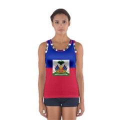 Flag Of Haiti  Women s Sport Tank Top  by abbeyz71