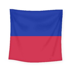 Civil Flag Of Haiti (without Coat Of Arms) Square Tapestry (small) by abbeyz71