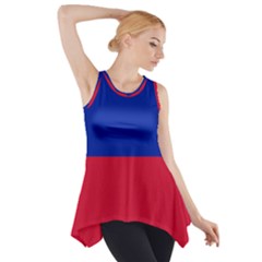 Civil Flag Of Haiti (without Coat Of Arms) Side Drop Tank Tunic by abbeyz71