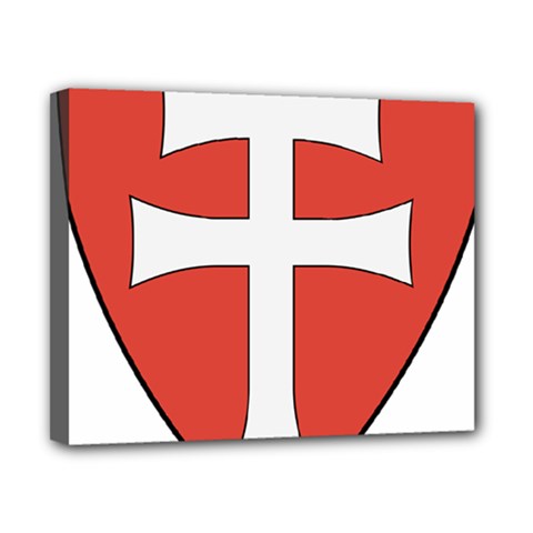 Coat Of Arms Of Apostolic Kingdom Of Hungary, 1172-1196 Canvas 10  X 8  by abbeyz71