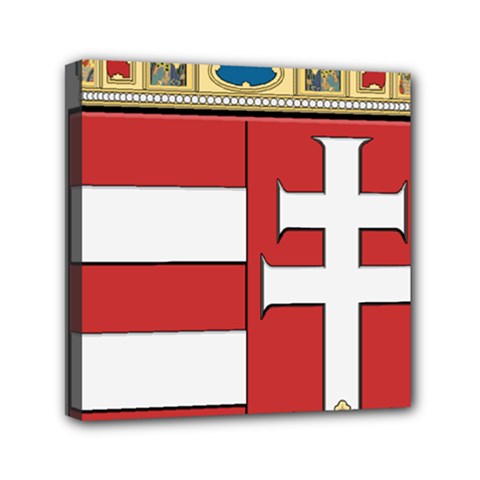  Medieval Coat Of Arms Of Hungary  Mini Canvas 6  X 6  by abbeyz71