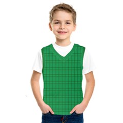 Pattern Green Background Lines Kids  SportsWear