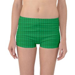 Pattern Green Background Lines Boyleg Bikini Bottoms