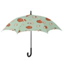 Apple Fruit Background Food Hook Handle Umbrellas (Small) View3