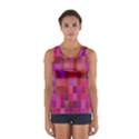 Shapes Abstract Pink Women s Sport Tank Top  View1