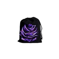 Rose Flower Design Nature Blossom Drawstring Pouches (xs)  by Nexatart