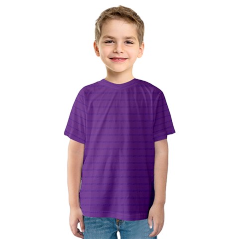 Pattern Violet Purple Background Kids  Sport Mesh Tee by Nexatart