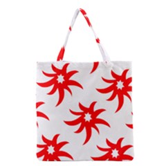 Star Figure Form Pattern Structure Grocery Tote Bag by Nexatart