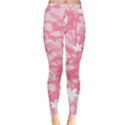 Plant Flowers Bird Spring Leggings  View1