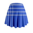 Stripes Pattern Template Texture Mini Flare Skirt View2