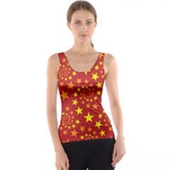 Star Stars Pattern Design Tank Top by Nexatart