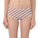 Stripes Striped Design Pattern Mid-Waist Bikini Bottoms View1