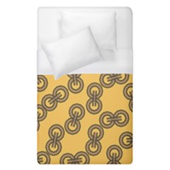 Abstract Shapes Links Design Duvet Cover (single Size) by Nexatart