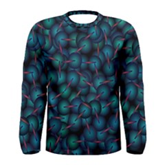 Background Abstract Textile Design Men s Long Sleeve Tee by Nexatart