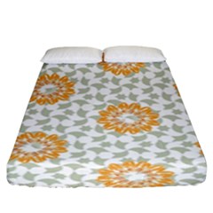 Stamping Pattern Fashion Background Fitted Sheet (king Size)