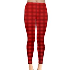 Redc Leggings  by PhotoNOLA