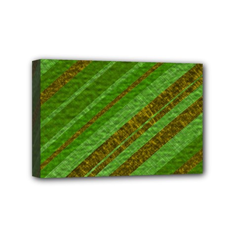 Stripes Course Texture Background Mini Canvas 6  X 4  by Nexatart