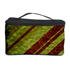 Stripes Course Texture Background Cosmetic Storage Case by Nexatart