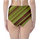 Stripes Course Texture Background High-Waist Bikini Bottoms View2