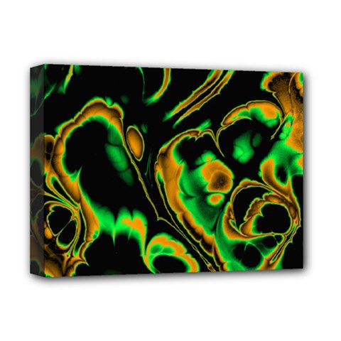 Glowing Fractal A Deluxe Canvas 16  X 12   by Fractalworld