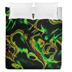 Glowing Fractal A Duvet Cover Double Side (queen Size) by Fractalworld