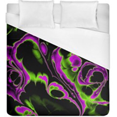 Glowing Fractal B Duvet Cover (king Size) by Fractalworld