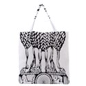 National Emblem of India  Grocery Tote Bag View2